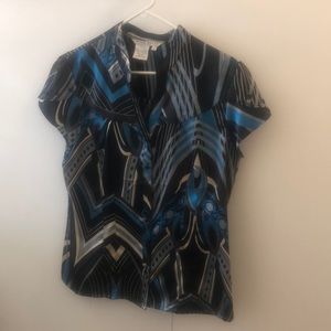 Multi colored dress shirt size PL